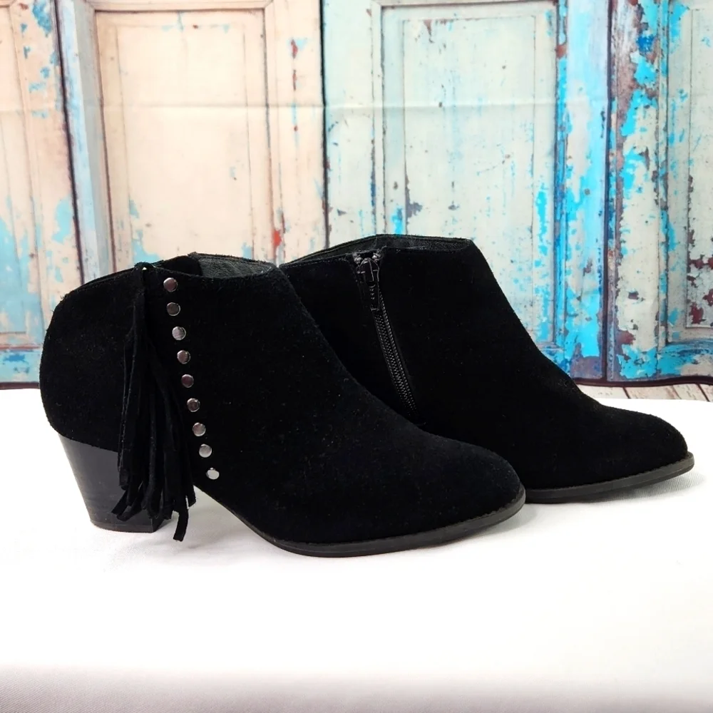 Vionic Upright Faros Fringe Boots